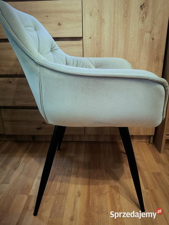Krzesło Cherry Velvet szare sprzedam