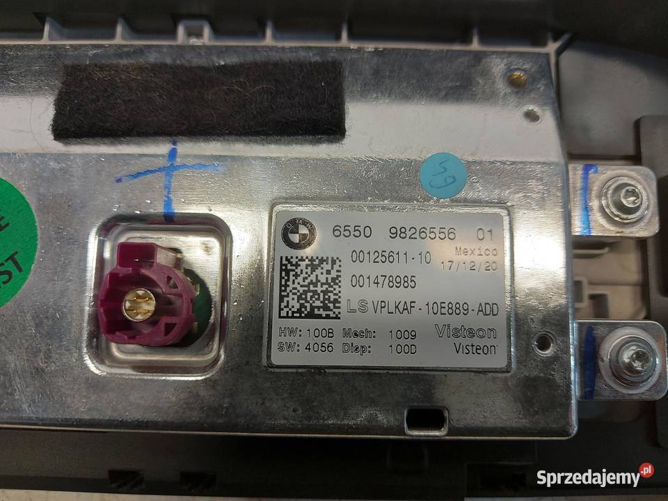 BMW G23 M440i Cabrio Ekran wyświetlacz nawigacji osobowe Liczniki i zegary sprzedam