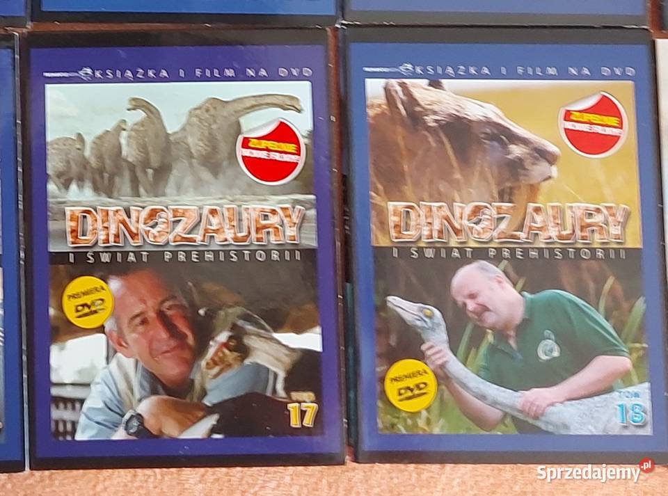 14 filmów DVD kolekcji Dinozaury i świat dokument Filmy