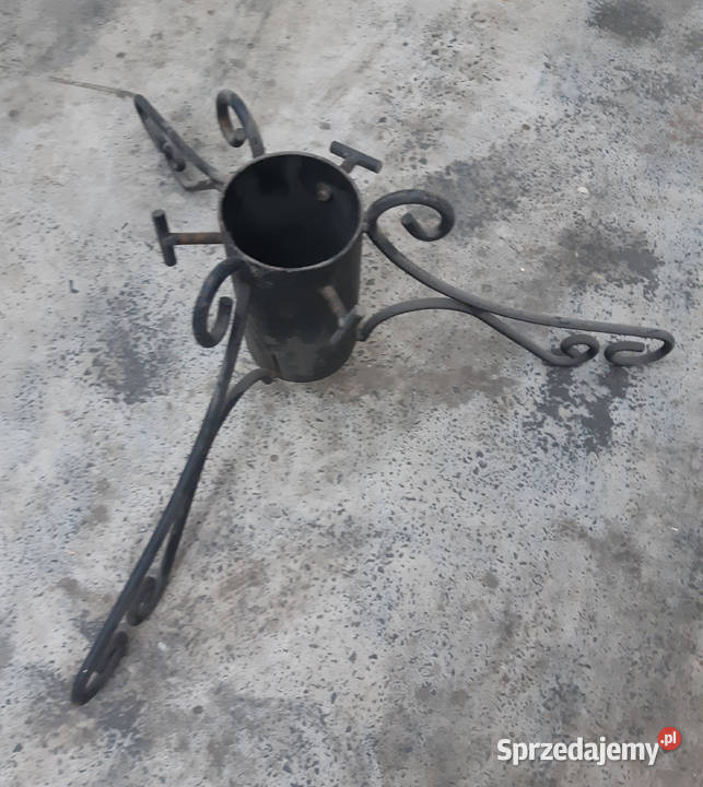 Metalowy Stojak pod Choinkę 3 Ramienny fi 90 czarny Lublin