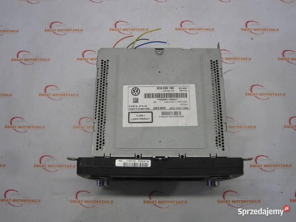 VOLKSWAGEN TIGUAN I 10r radio CD ekran 3C8035195 Kielce sprzedam
