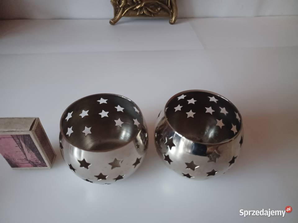 Komplet dwóch lampionów Mosiądz Kolekcja Poznań sprzedam