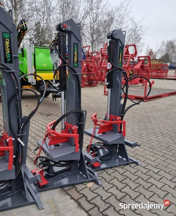 Łuparka pionowa do drzewa firmy DEMAROL Leśnictwo Wysokie Mazowieckie