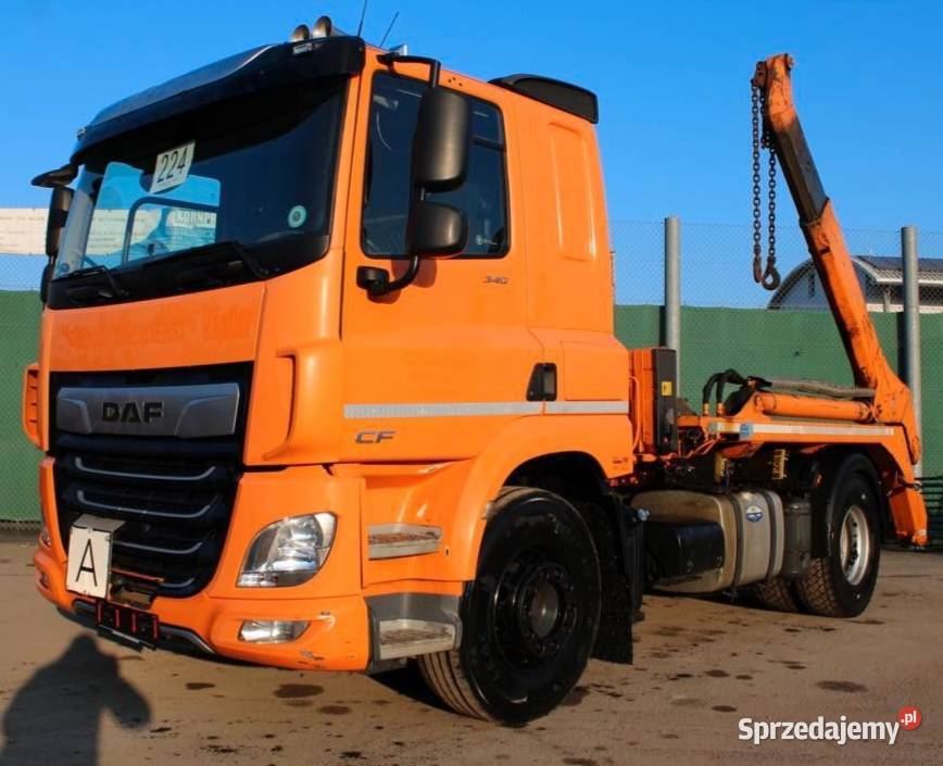 BRAMOWIEC na pojemniki smieci Daf CF Napęd tylna oś Warszawa