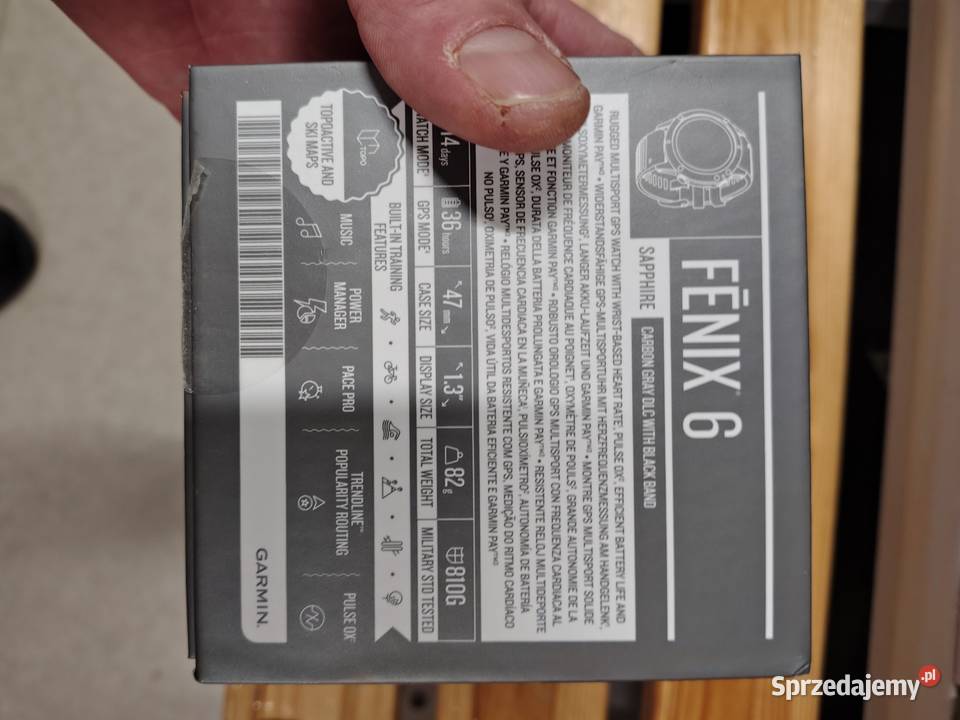 Garmin Fenix 6 Saphire 47 mm Warszawa