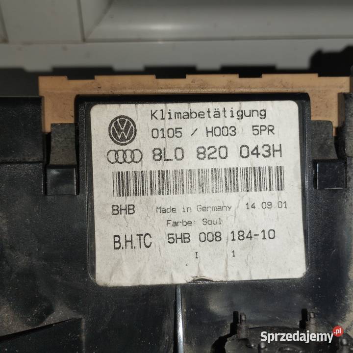 Klimatronik Audi A3 8l Pozostałe Pozostałe
