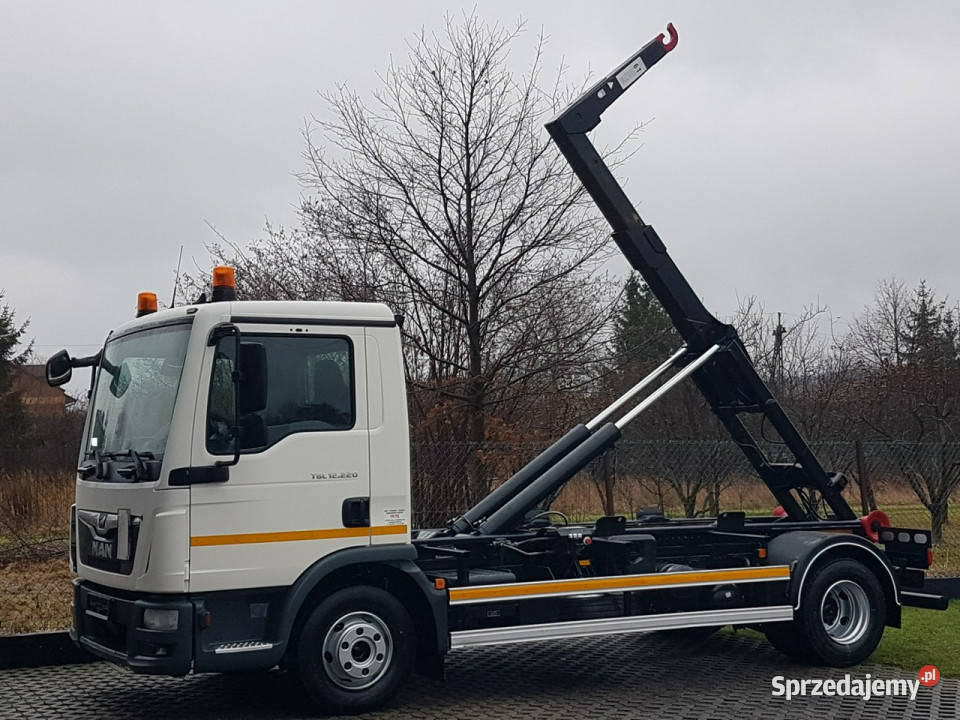 MAN TGL 12220 HAKOWIEC 4X2 KLIMA DO KONTENERÓW 4580cm3 śląskie Poręba