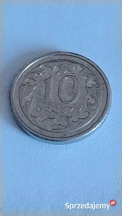 10 groszy z błędem daty Gdynia