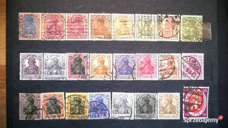 znaczki NIEMCY zestaw 98 stemplowane
