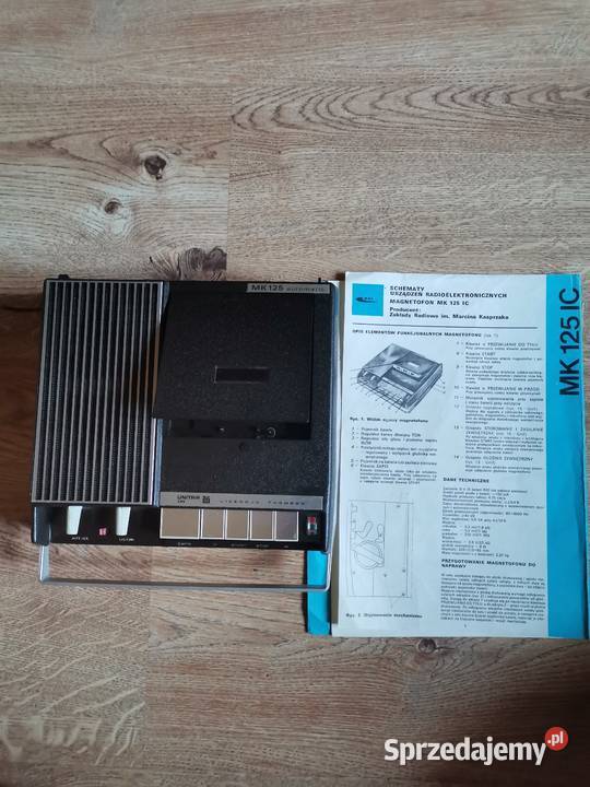 Magnetofon kasetowy Unitra MK 125 automatic z Magnetofony Kraków
