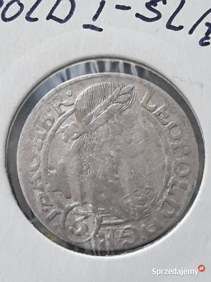 3 Krajcary Leopold I 1666 rŚląsk SHS wielkopolskie