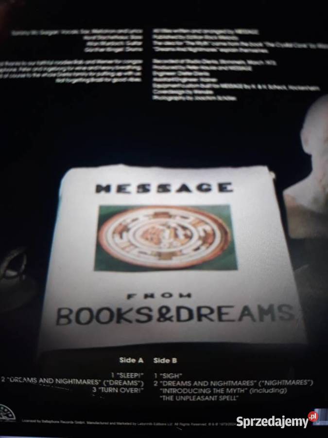 Z wykopalisk hard prog rocka MESSAGE From Books Płyty i kasety Rzeszów sprzedam