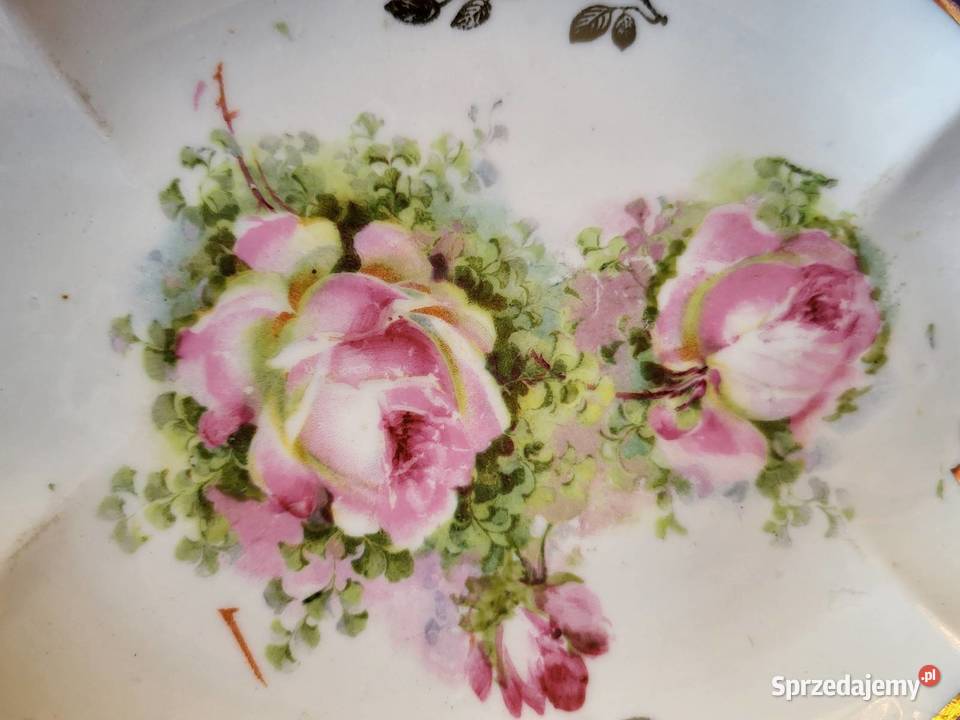 Stara piękna kobaltowa paterka Gdańsk