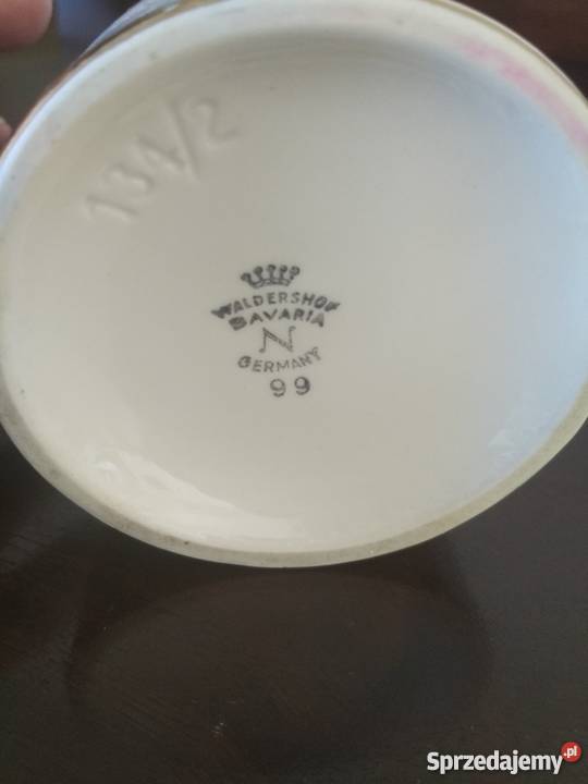 Wazon Waldershof sygnowana markowa porcelana Ropa