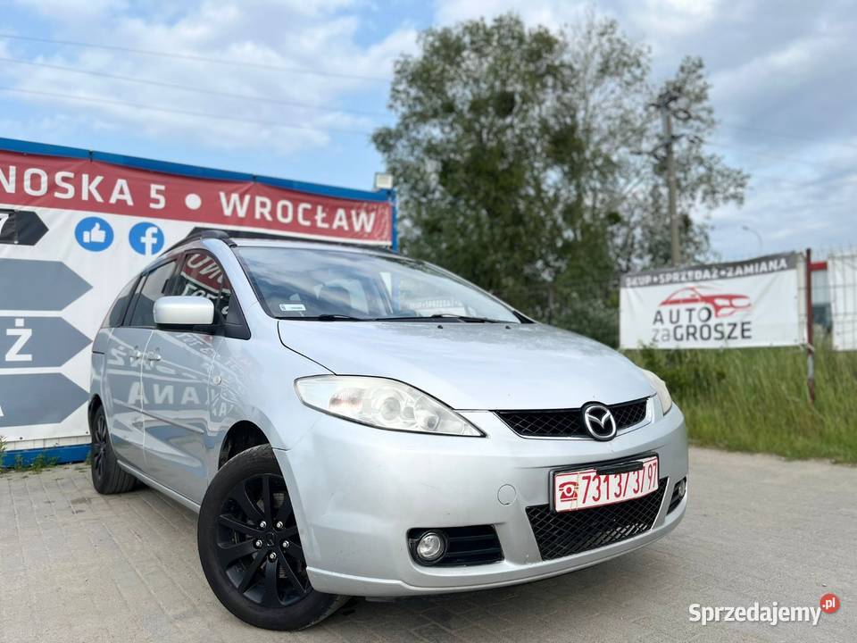 Mazda 5 18 Benzyna 2005 7 osobowa Alufelgi nieuszkodzony Wrocław
