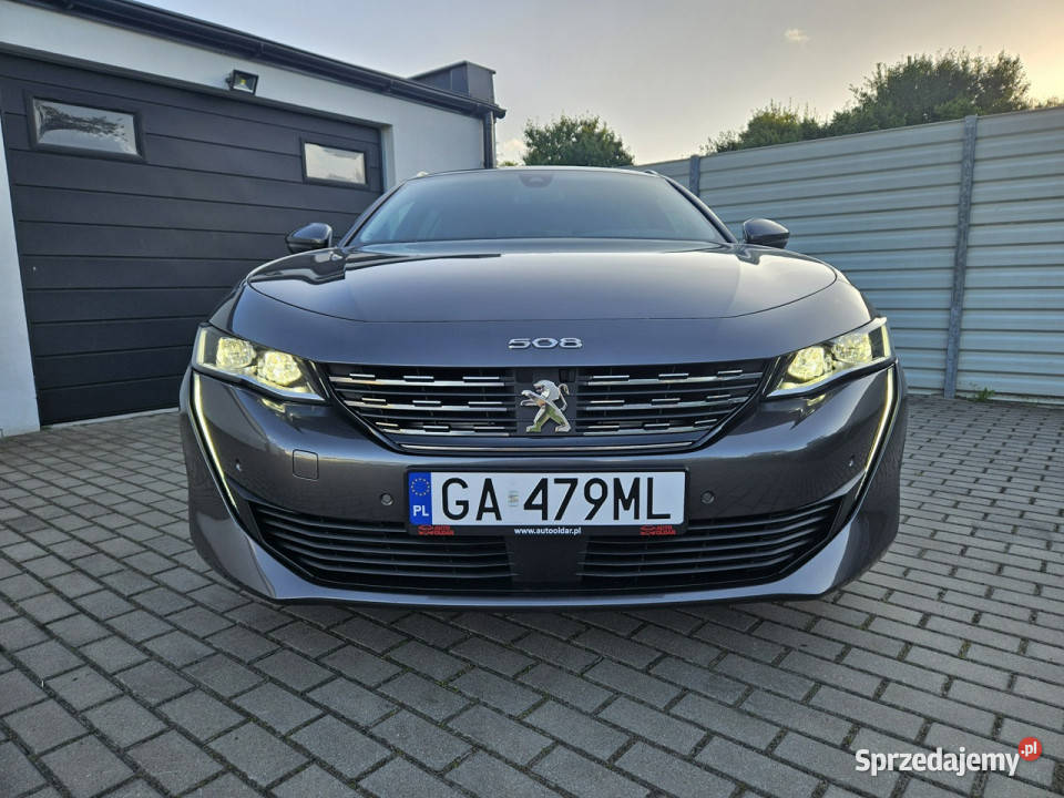 Peugeot 508 20 HDi 163 BEZWYPADEK wyposażony centralny zamek Gdynia