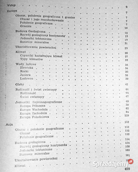 Geografia fizyczna Części świata Zarys lubelskie