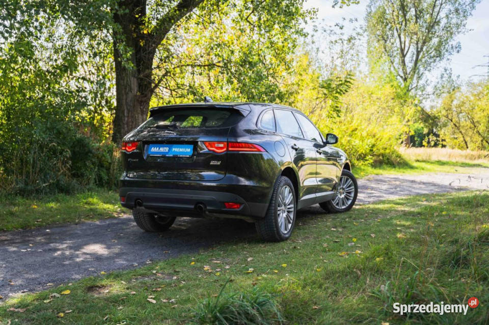 Jaguar FPace 25d AWD łopatki zmiany biegów Katowice sprzedam