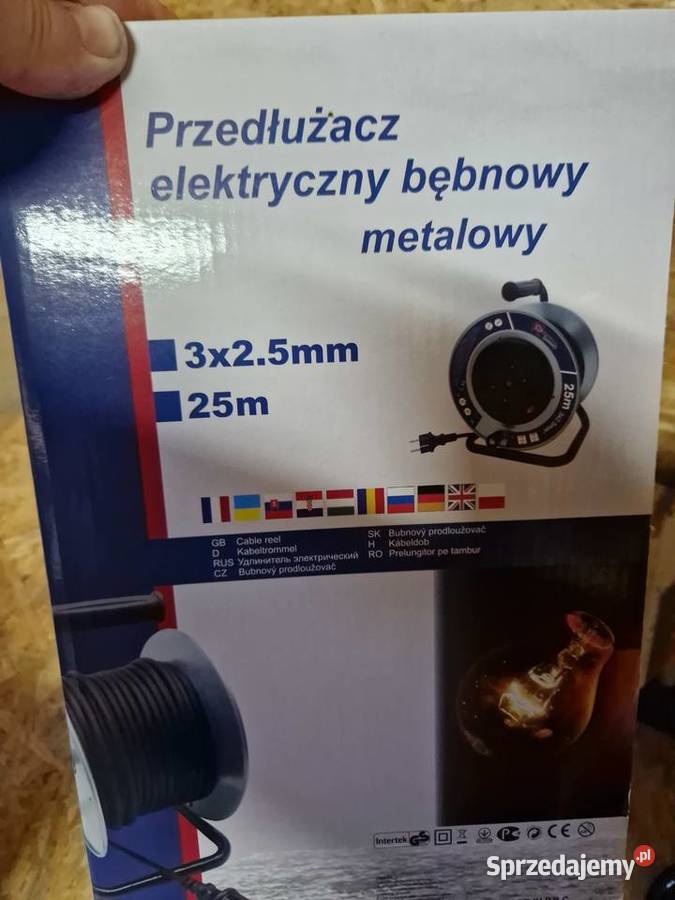 Przedłużacz bębnowy ogrodowy Rangers 25 m 4 Pozostałe