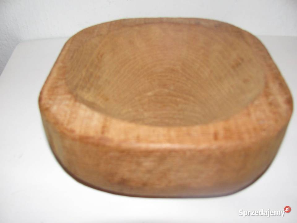 moździerz z twardego drewna hand made misa do Zamość