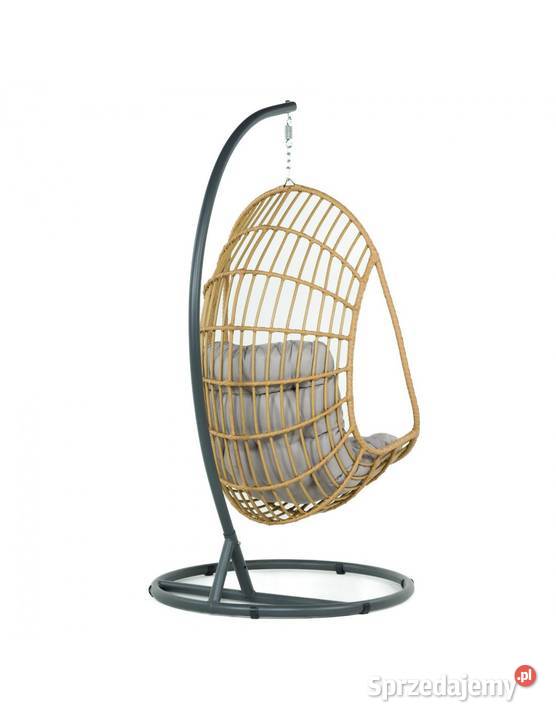 Beżowy Fotel Wiszący JARDIN mazowieckie