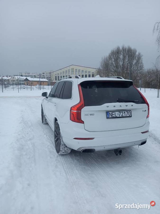 Volvo XC 90 T6 AWD Momentum 7os Biała Perła Ełk