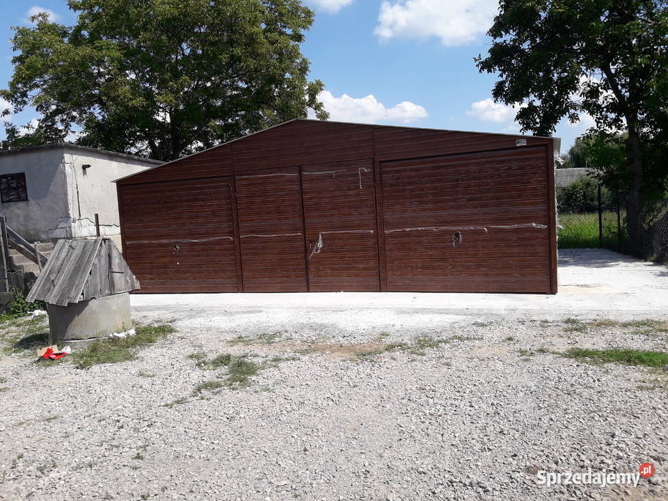 Garaż Blaszany Dwuspadowy Magazyn Gospodarczy Olsztyn