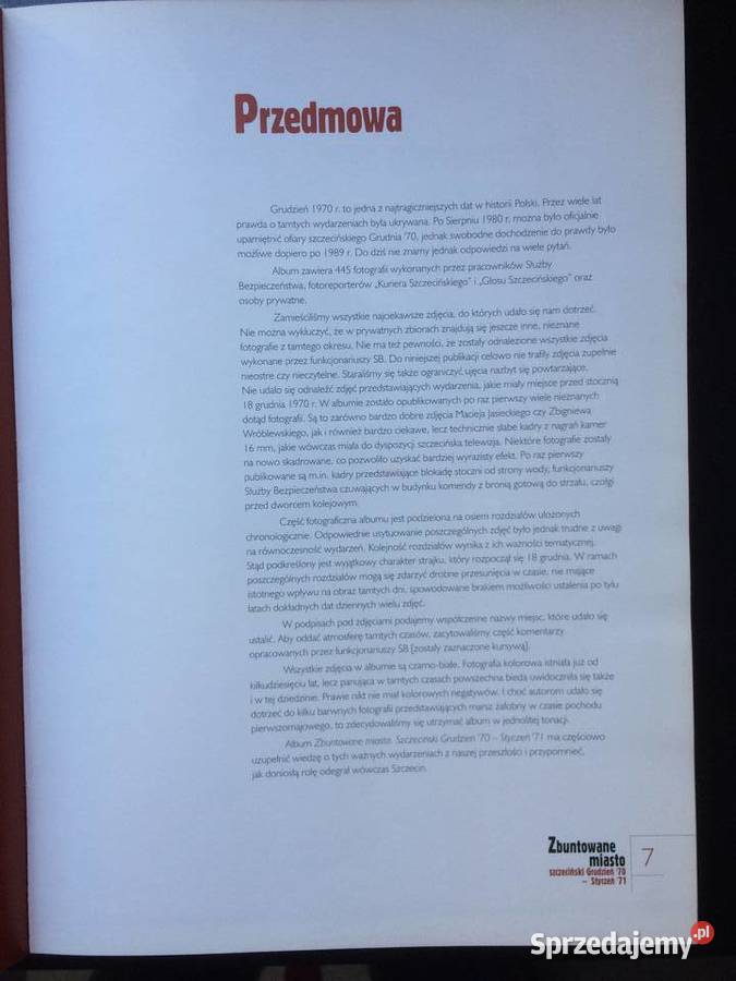 2798 Zbuntowane MiastoSzczeciński Antykwariat sprzedam