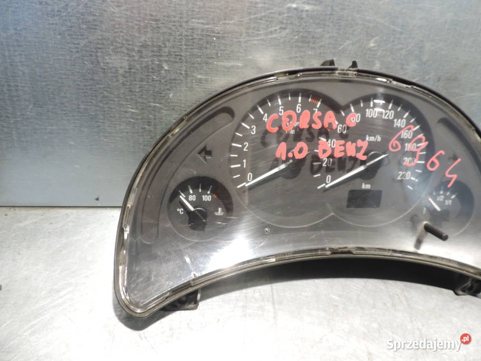 LICZNIK ZEGARY OPEL CORSA C 10 12V 09166813FK
