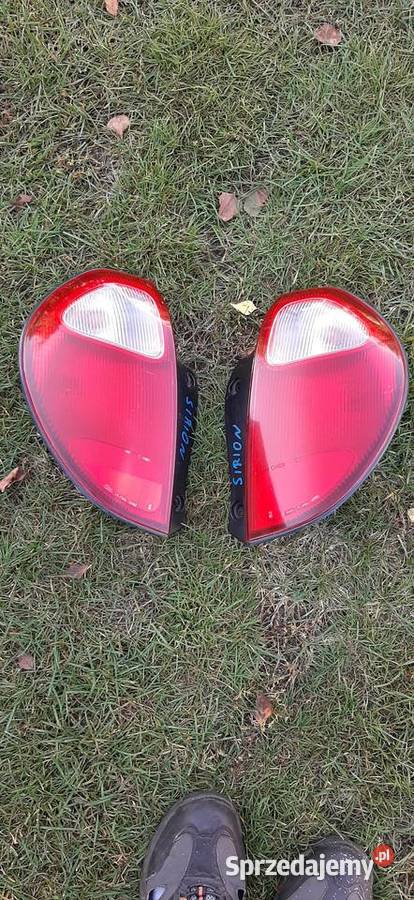 Lampy tylne Daihatsu Sirion I komplet prawa lewa
