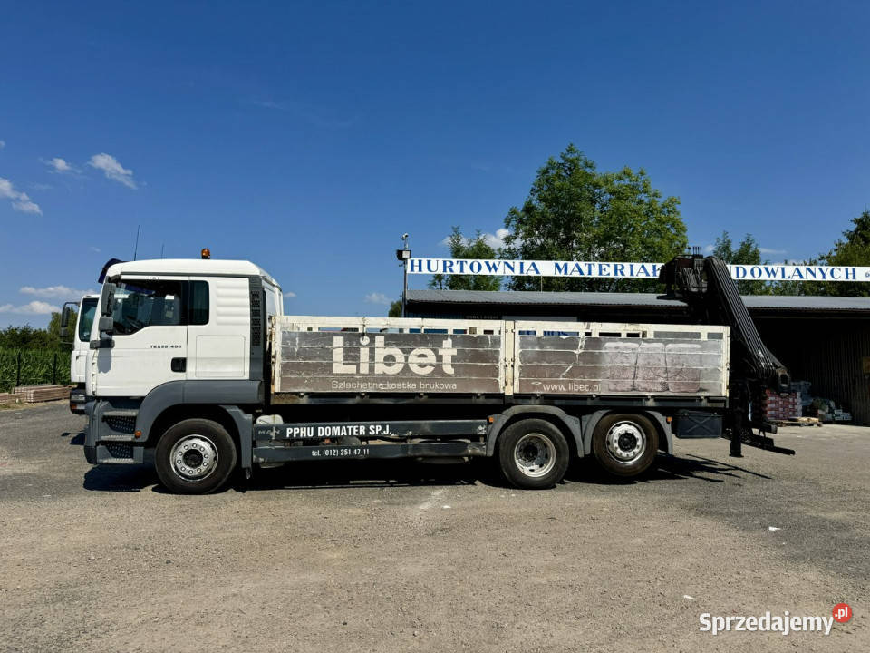 MAN TGA400 MAN TGA400 dźwig Hiab widły niski tempomat Gdów