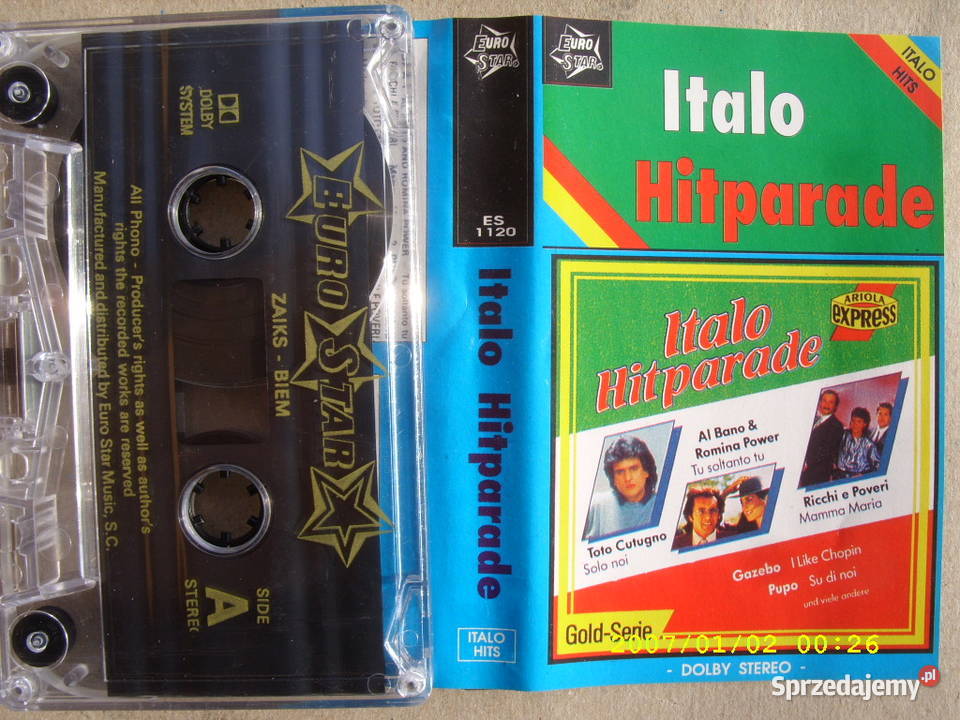 ITALO HITPARADEAL BANO KASETA SKladanka