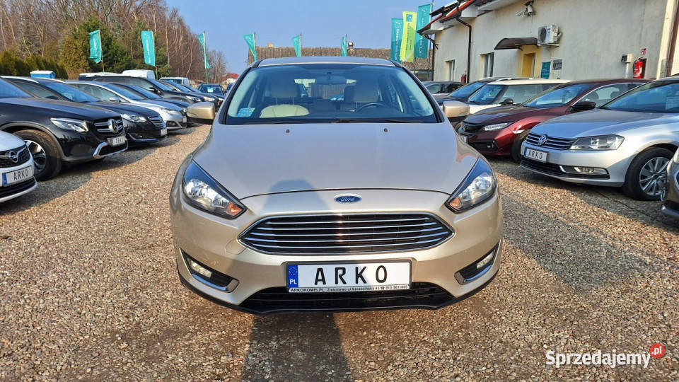 Ford Focus Titanium skóry kamera el szyberdach Zieleniewo