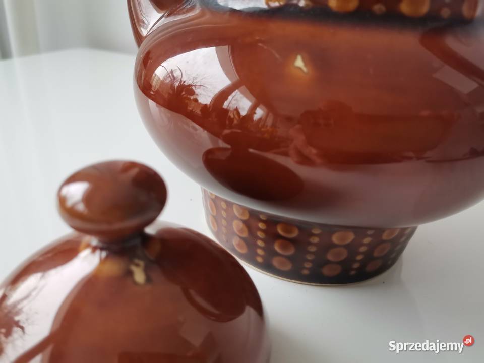 Stary dzbanek serwis kawowy Nelly porcelit