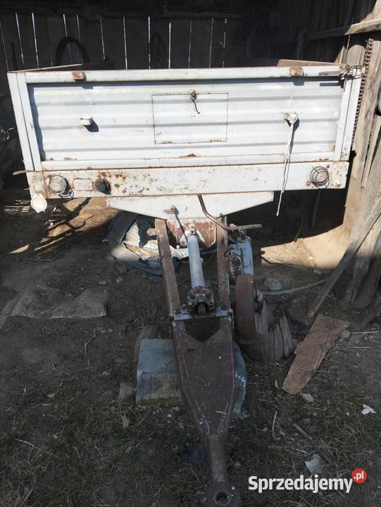 Sprzedam przyczepę i rozrzutnik nieuszkodzony Ostrów