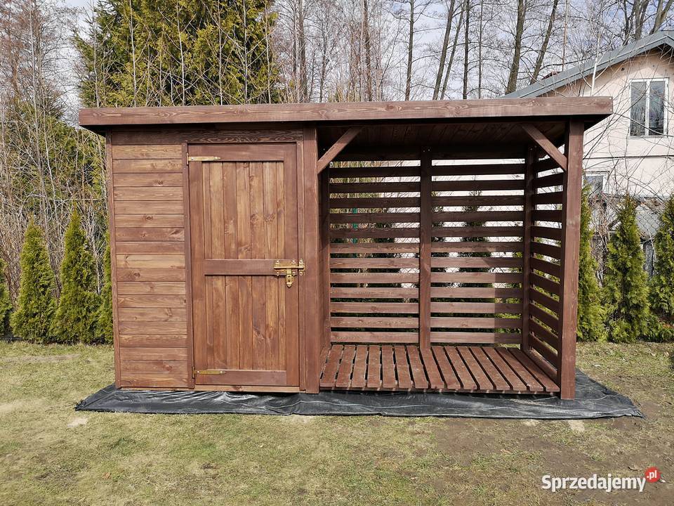 Drewutnia 2 x 11m domek narzędziowy 15 x 11m Architektura ogrodowa Kalety