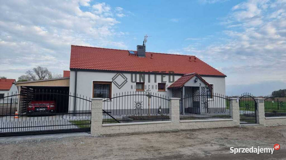 Dom wolnostojący z ogrodem w Miłoszycach Nieruchomości dolnośląskie Miłoszyce sprzedam