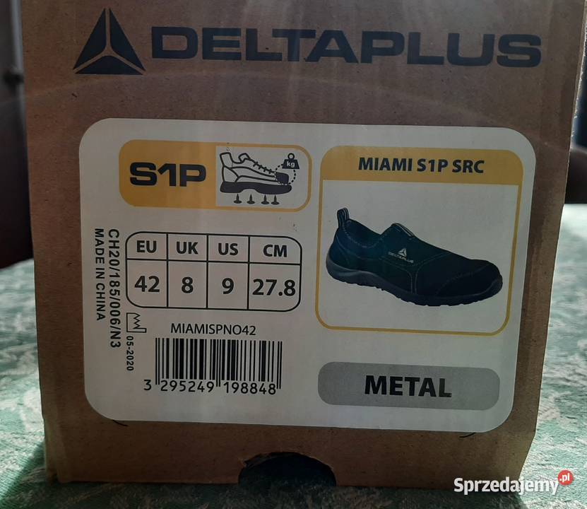 Buty robocze Delta plus Miami S1P SRC 42 Borów