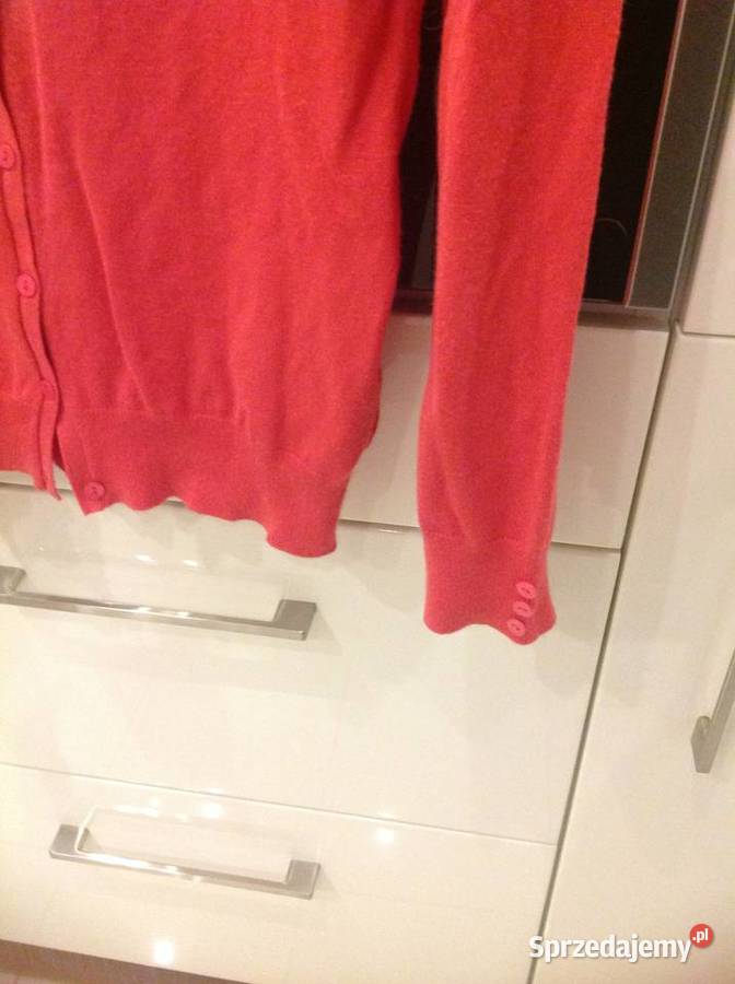 Sweter Rozpinany Damski ESMARA L Czerwony czerwony Swetry i golfy Nowa Sól