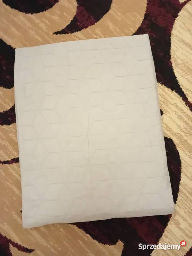 Szara narzuta pikowana 160x200 szary Warszawa