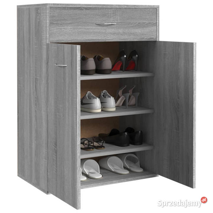 Szafka na buty szary dąb sonoma 60x35x84 Warszawa