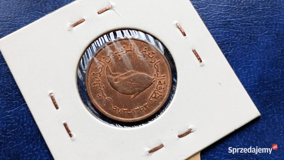 Stare monety 5 fils 1973 Emiraty Arabskie Lesko