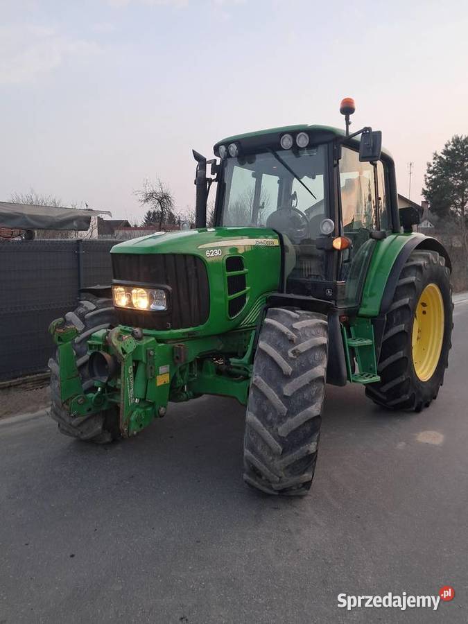 John Deere 6230 Tuz Wom 2007 Same MF Renault Napęd 4x4 lubelskie Radzyń Podlaski
