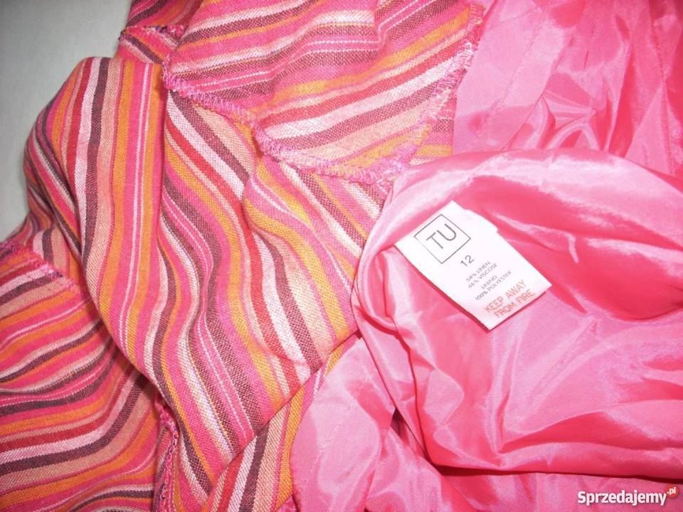 TU spódnica Rozkloszowana Paski j Nowa 40 42 Nowy Sącz