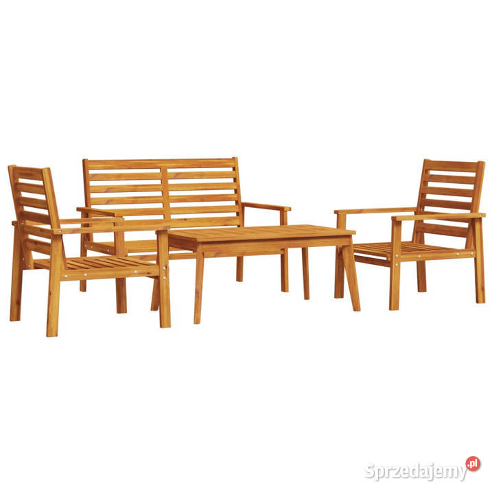 4cz zestaw wypoczynkowy do ogrodu lite drewno sprzedam