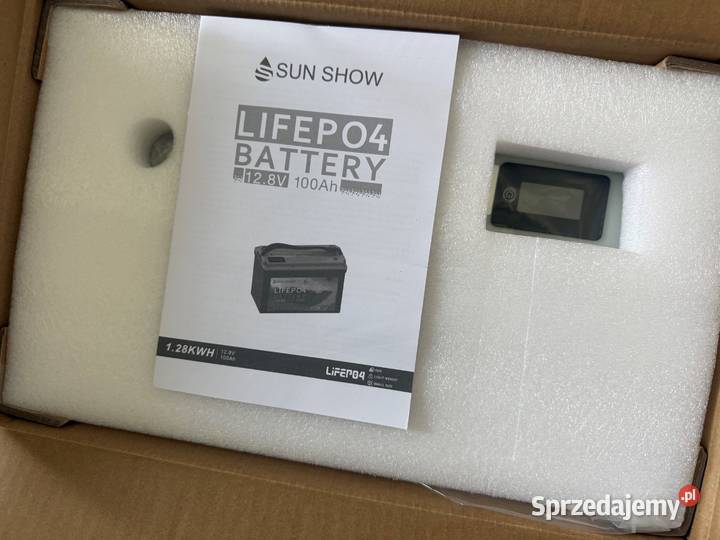 Akumulator bateria LiFePO4 100Ah wyświetlacz Brzozów