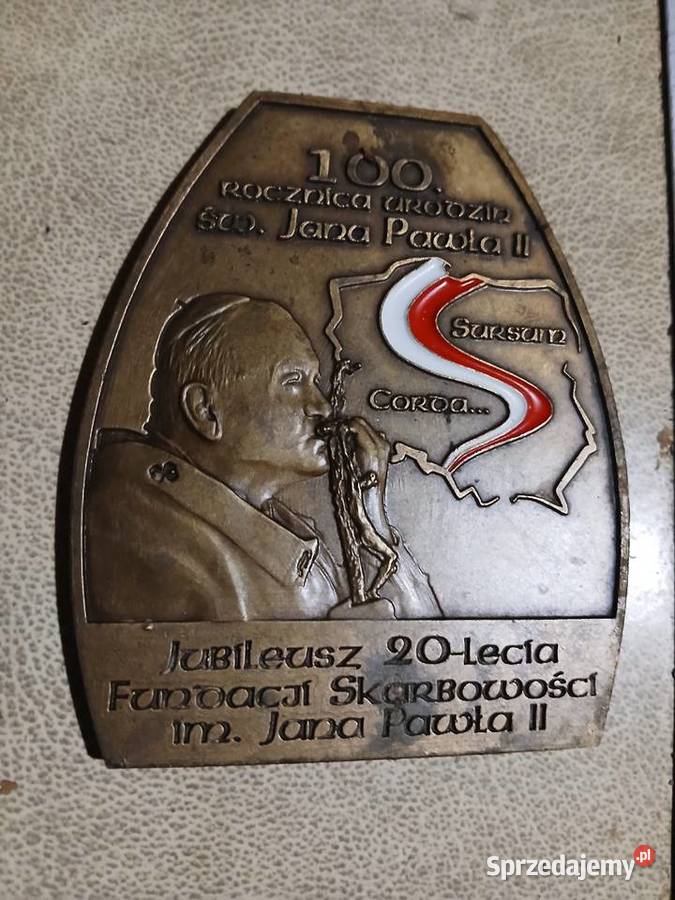 Pamiątka naszym Papierzu Janie Pawle II Warnice