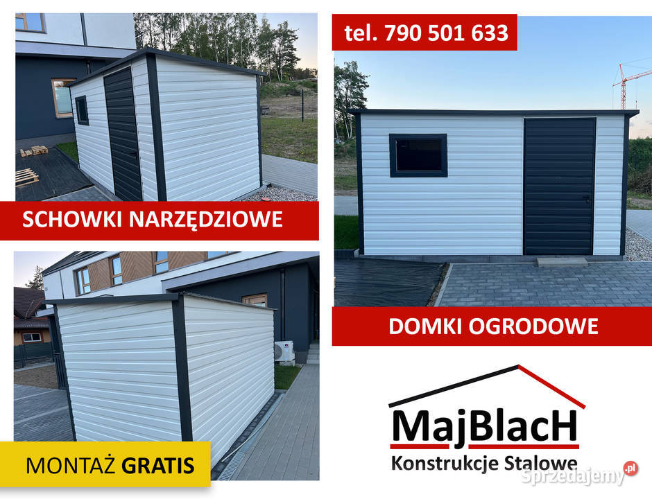Garaż Blaszany Wiata Magazyn Schowek Garaże wielkopolskie Łęczyca