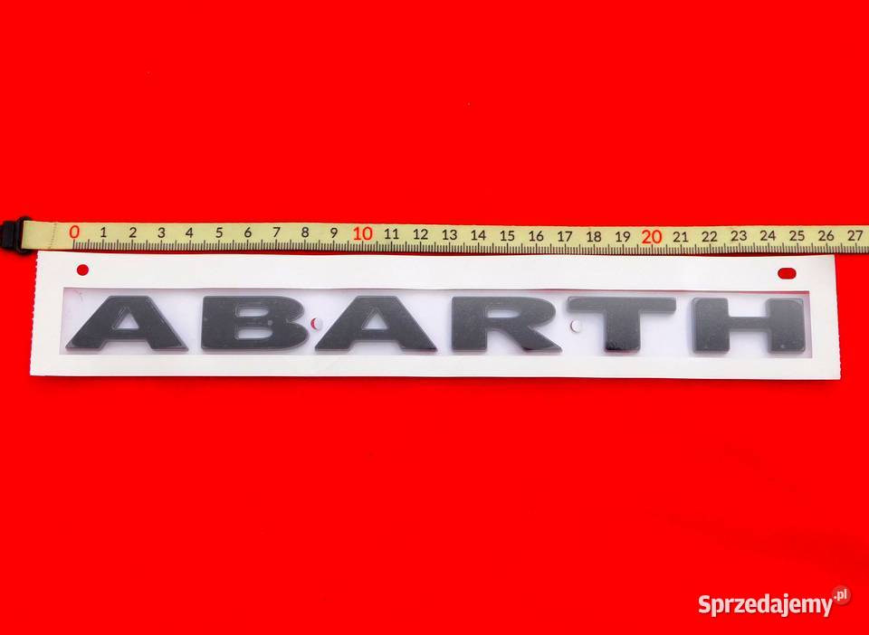 Nowy znaczek emblemat napis litery ABARTH 25 Tarnów