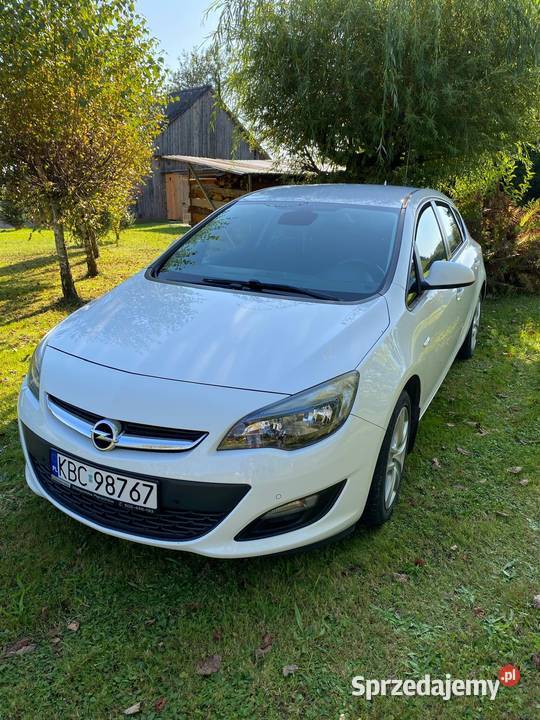Opel Astra J TURBO 14 piękna w oryginale kurtyny powietrzne małopolskie Bochnia